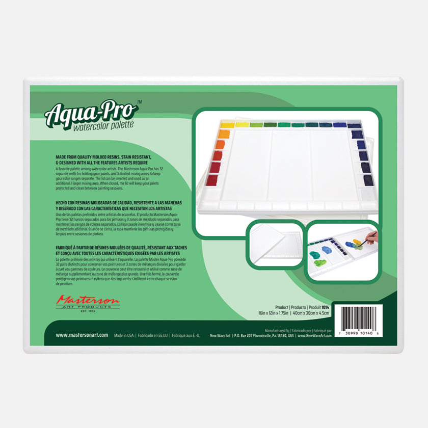 Masterson Aqua Pro Watercolor Palette