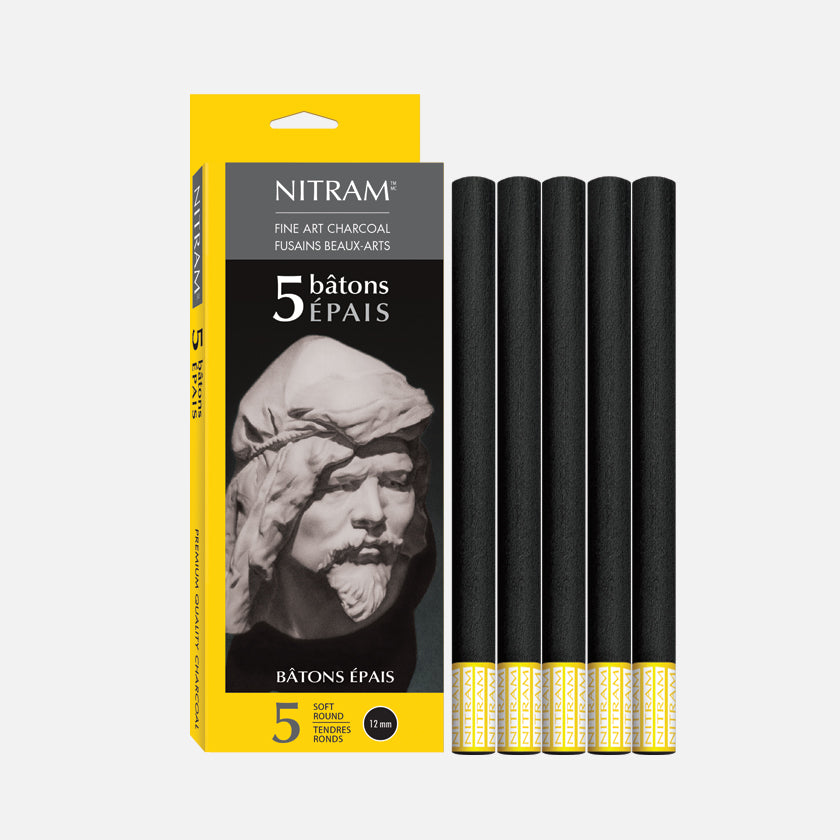 Nitram Bâtons Épais - Extra Soft, Round