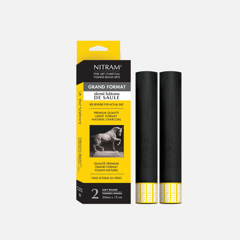 Nitram Demi Bâton de Saule - Large Format Extra Soft, Round