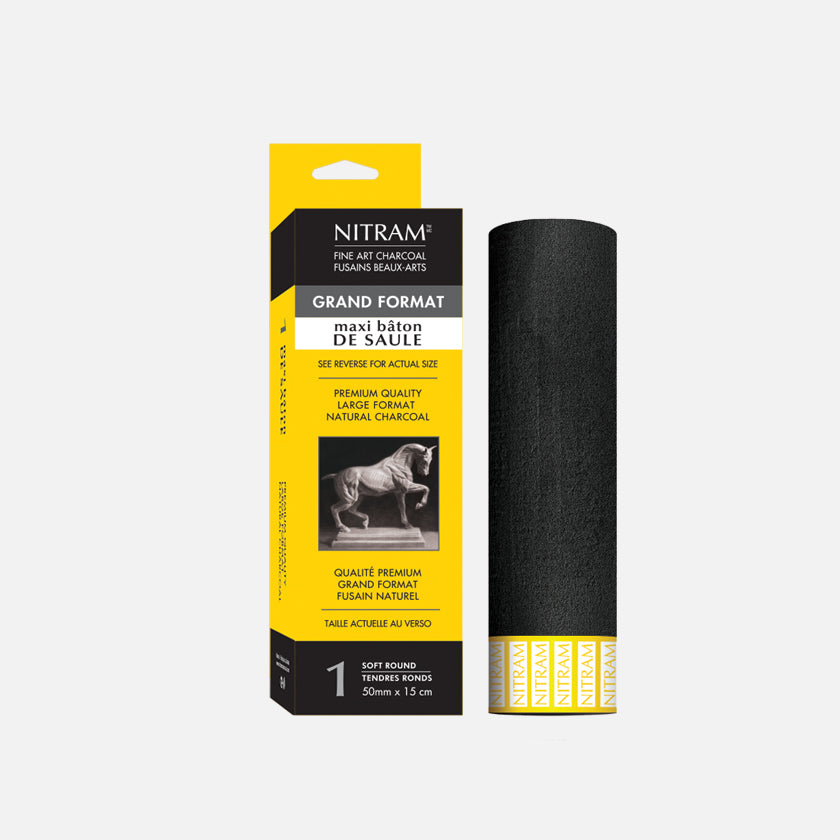 Nitram Maxi Bâton de Saule - Large Format Extra Soft, Round