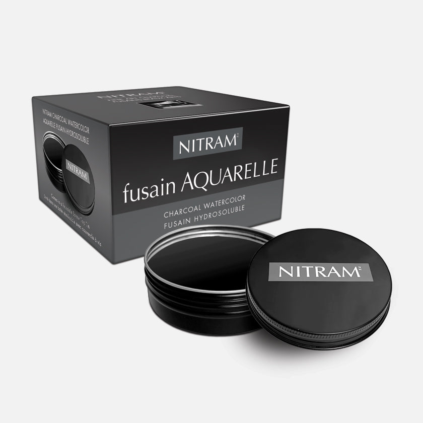Nitram Fusain Aquarelle