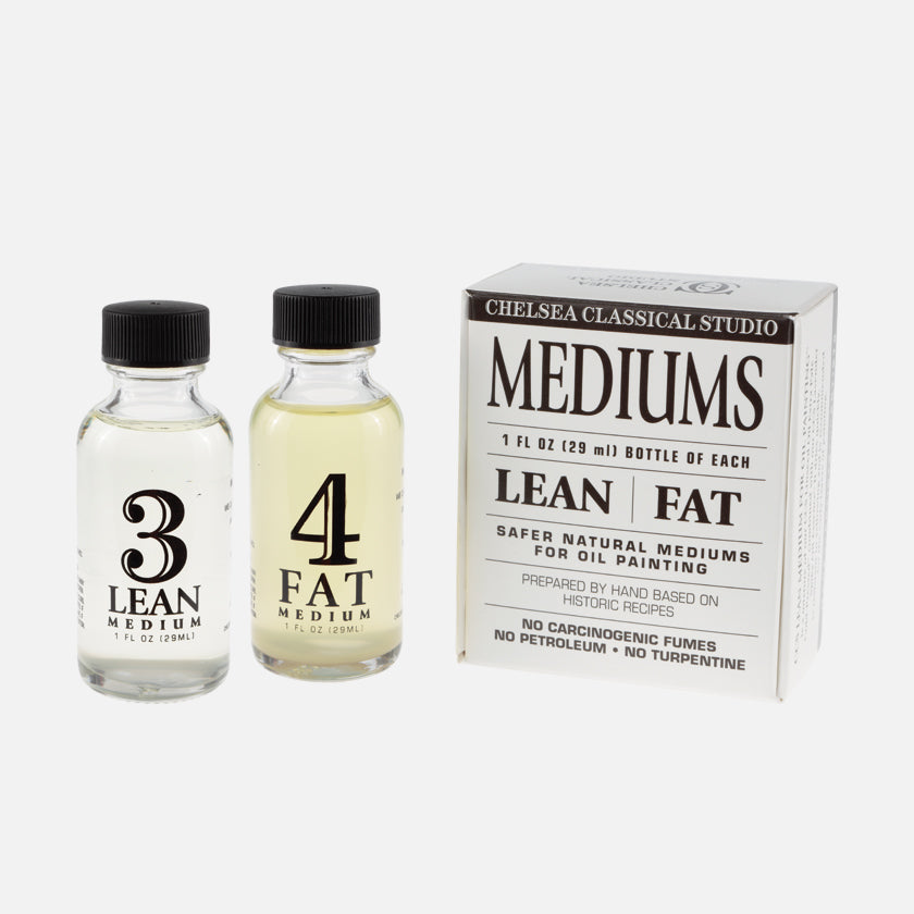 Chelsea Classical Studio Lean Medium For Oil Painting and Fat Medium For Oil Painting Kit