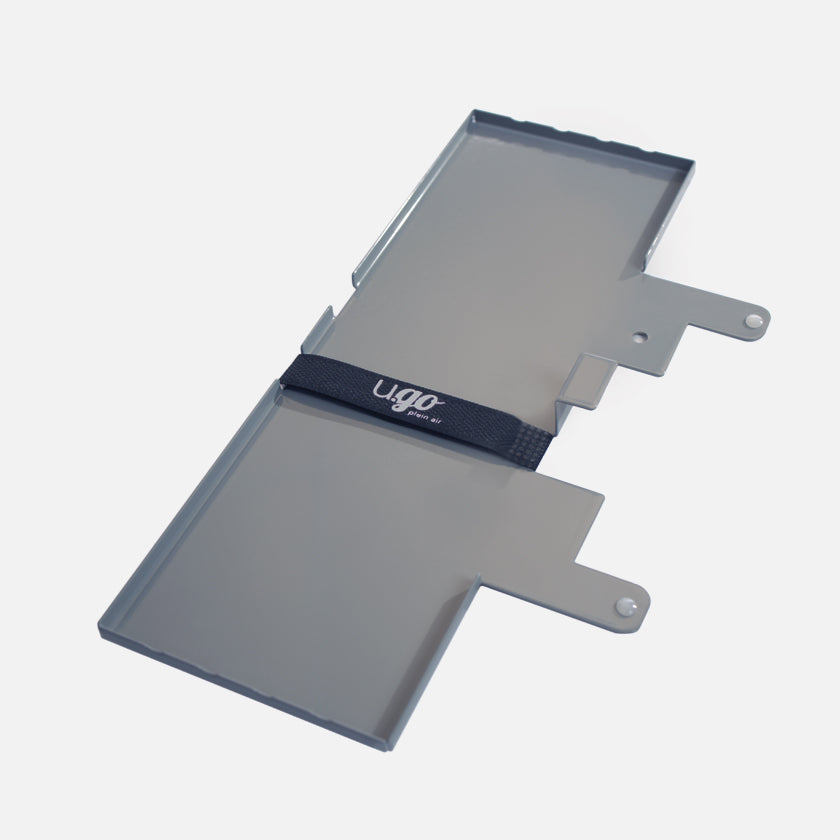 u.go Plein Air | Anywhere Metal Side Tray (4" x 11")