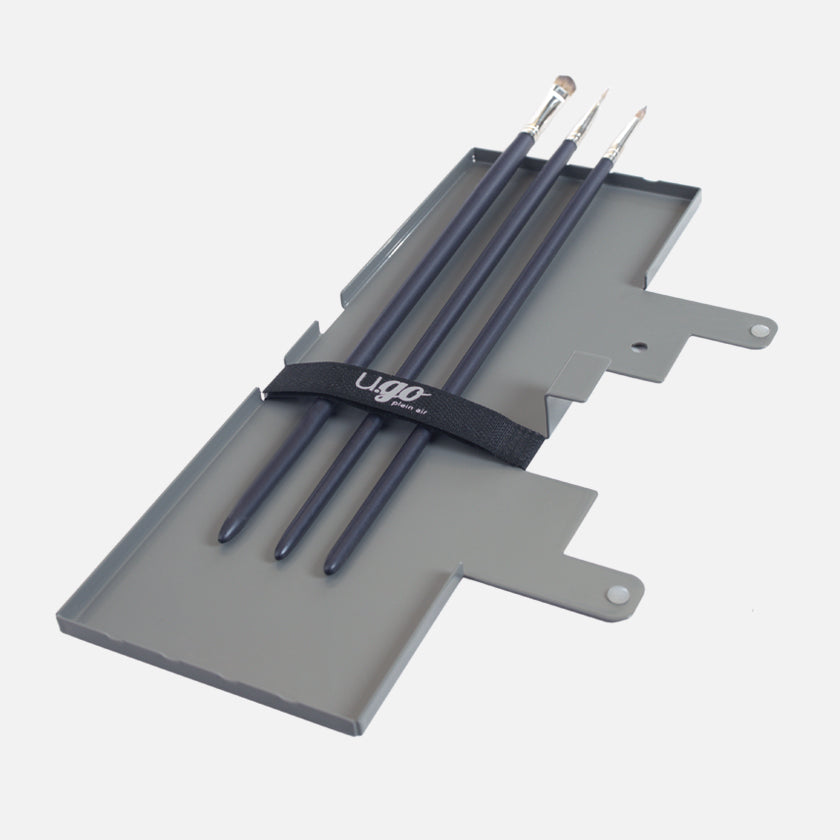 u.go Plein Air | Anywhere Metal Side Tray (4" x 11")