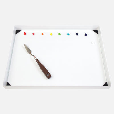 Masterson Palette Seal and tempered POSH Glass Clear Artist Paint Palette 12"x16" Set