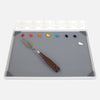 Masterson Sta-Wet Painter's Pal and tempered POSH Glass Grey Artist Paint Palette 9"x12" Set