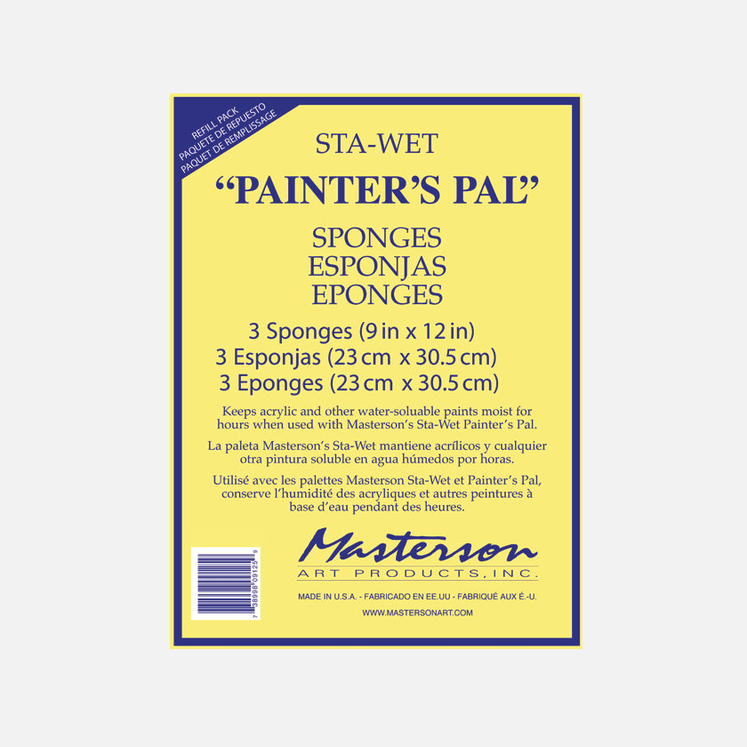 Sta-Wet Palette Sponge Refills - Meininger Art Supply