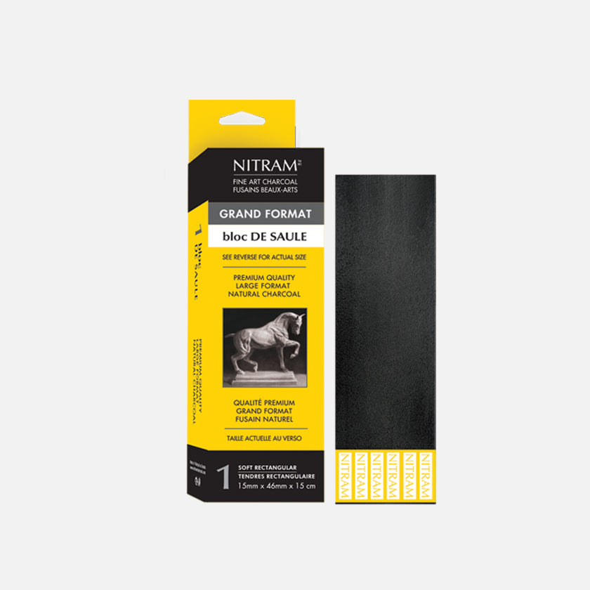 Nitram Bloc De Saule - Large Format Extra Soft, Rectangular