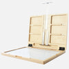u.go Plein Air Anywhere Pochade Box, 11" x 14.5" model, full extension of canvas panel holders