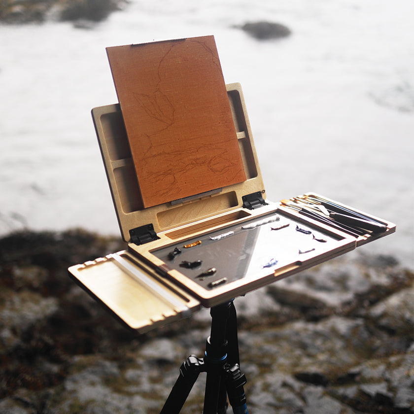 【そらゆう】NATURE TONES THE SIDE UP BOX u.go Plein Air | Anywhere Side Tray (4