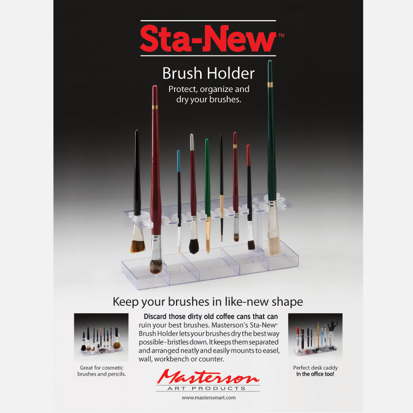 Masterson® Sta-New Brush Holder - New Wave Art