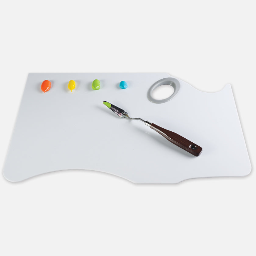 New Wave Easy Lift peelable artist paint palette with thumb gasket