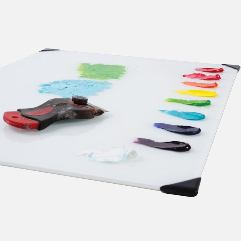 White Paint Palette – Glassboard Studio